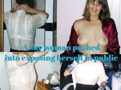 A night when she was expected to allow herself to be exposed to a crowd