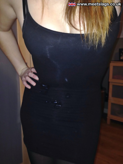 Cum On Black Dress