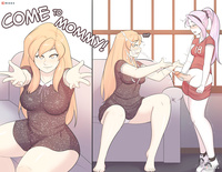 Belle and Eliza - Come to mommy art Mekkx1