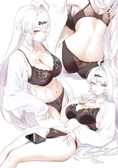 Black lingerie